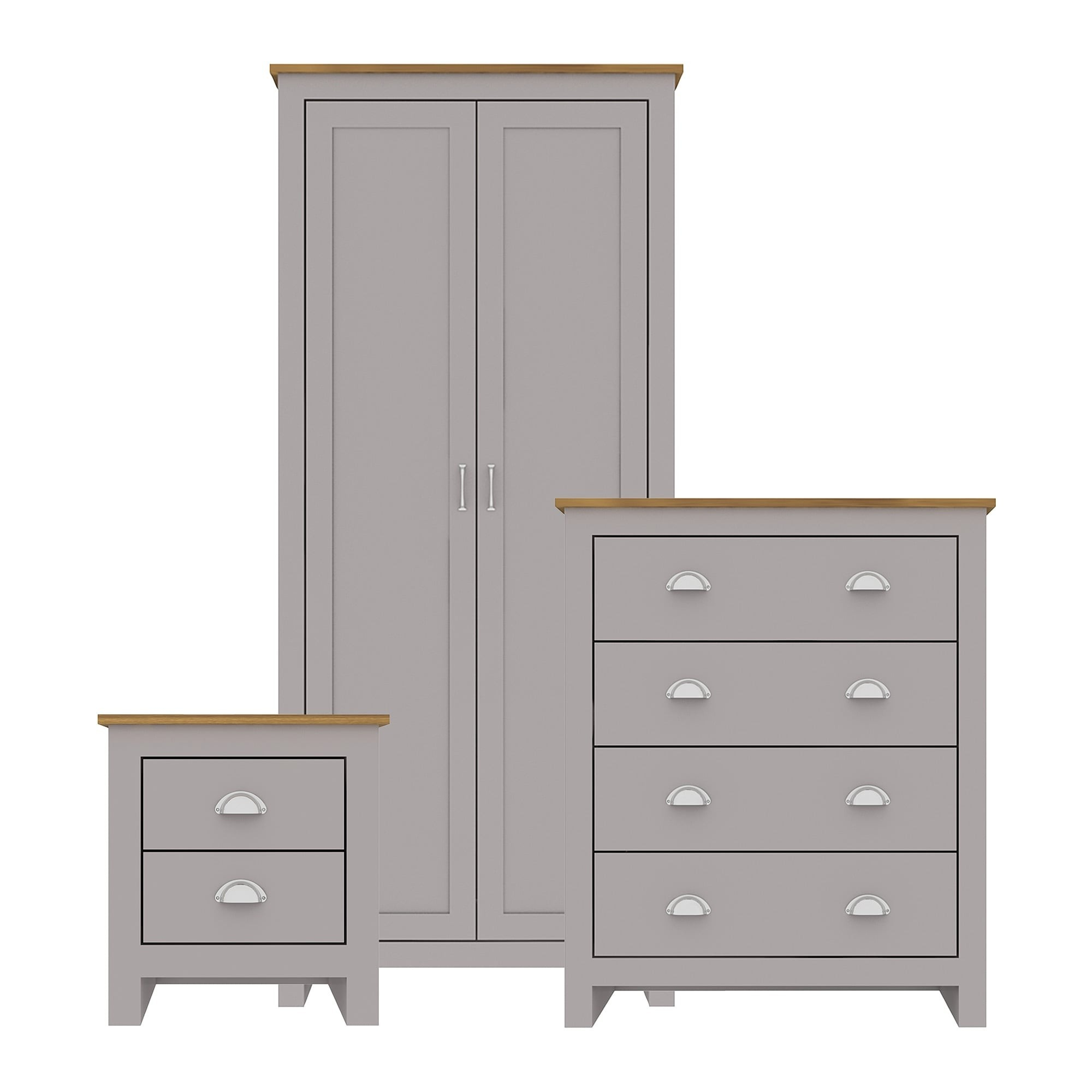 Lpd Furniture Lancaster 3 Piece Bedroom Furniture Set within dimensions 2000 X 2000