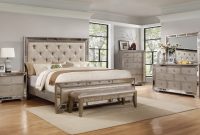 Luciana Antique Mirror Bedroom Set inside proportions 1200 X 729