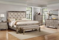 Luciana Antique Mirror Bedroom Set with proportions 1200 X 729