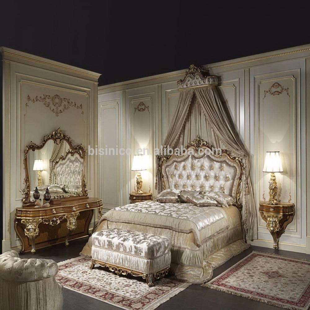 Luxurious European Rococo Wooden Bedroom Set Palace Royal Hand Carved Bedroom Furniture View European Rococo Wooden Bed Bisini Product Details From regarding sizing 1000 X 1000