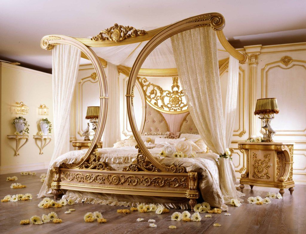 Luxury King Size Canopy Bedroom Sets Home Decor Luxurious regarding proportions 1024 X 784