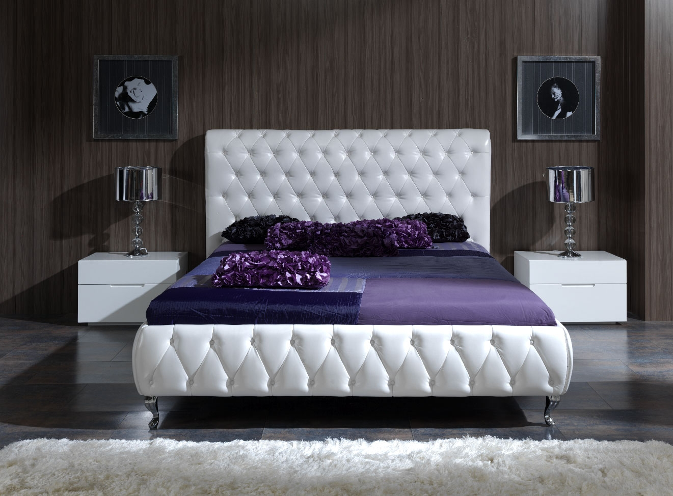 Luxury Modern King Bedroom Sets Andre Charland Home Decorating throughout dimensions 1321 X 974