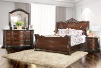 Luxury Traditional Brown Cherry 4 Piece Bedroom Set Foa for sizing 2706 X 2706