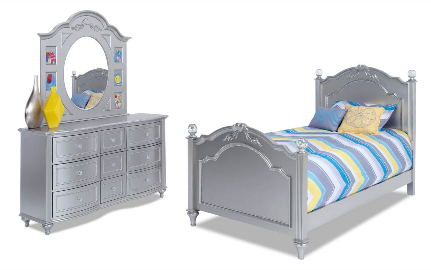 Madelyn Youth Bedroom Set with proportions 1376 X 864