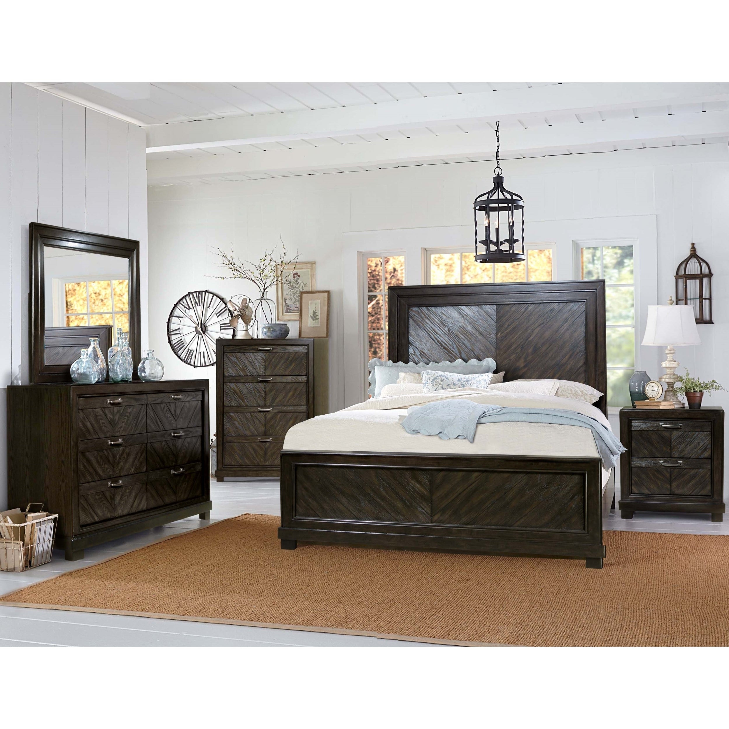 Madison 6 Piece Bedroom Set Greyson Living inside proportions 2500 X 2500