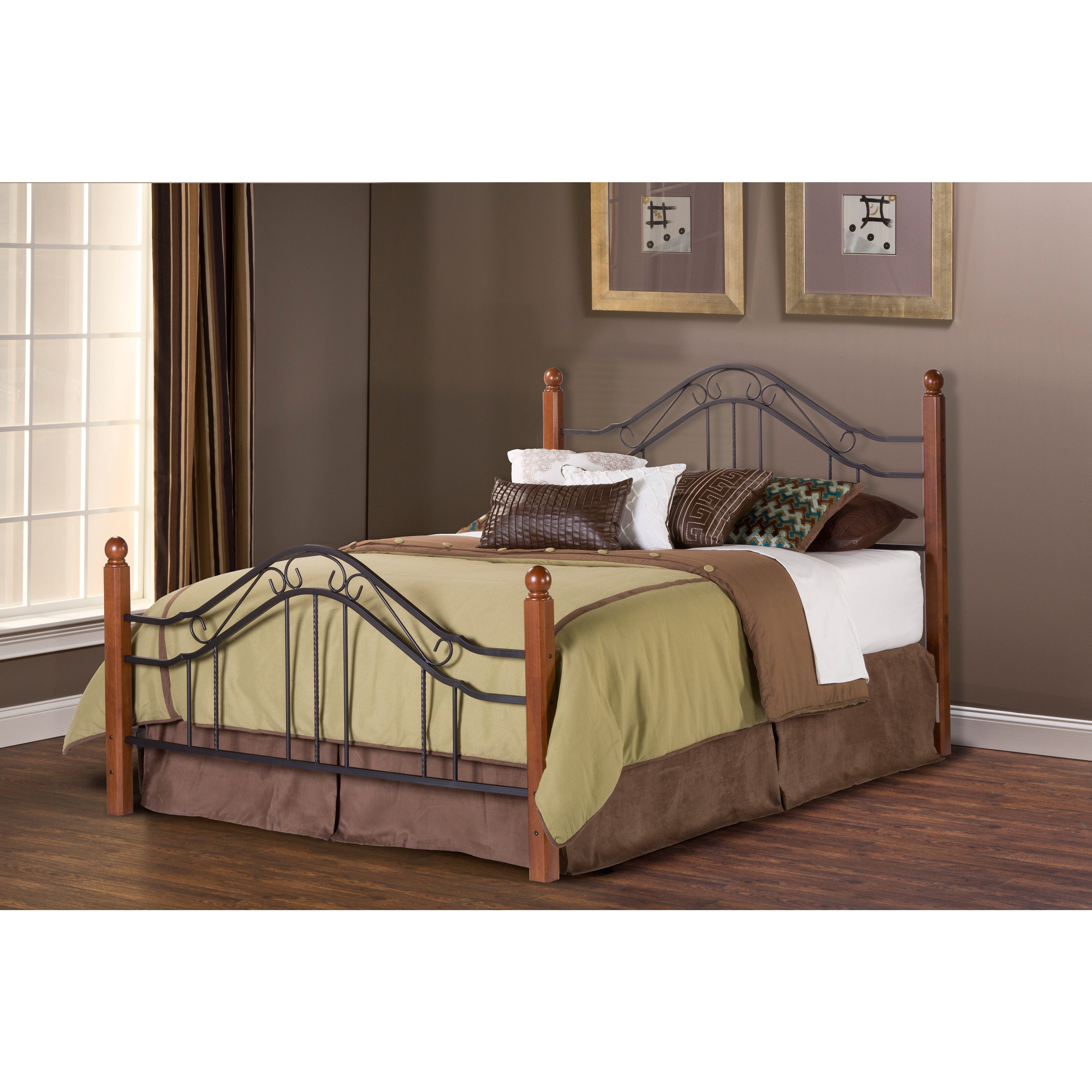 Madison Metal Frame Bed Set pertaining to measurements 3500 X 3500