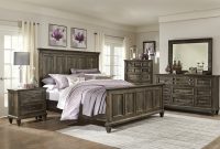 Magnussen Calistoga 4 Piece Panel Bedroom Set In Weathered Charcoal in sizing 1280 X 1006