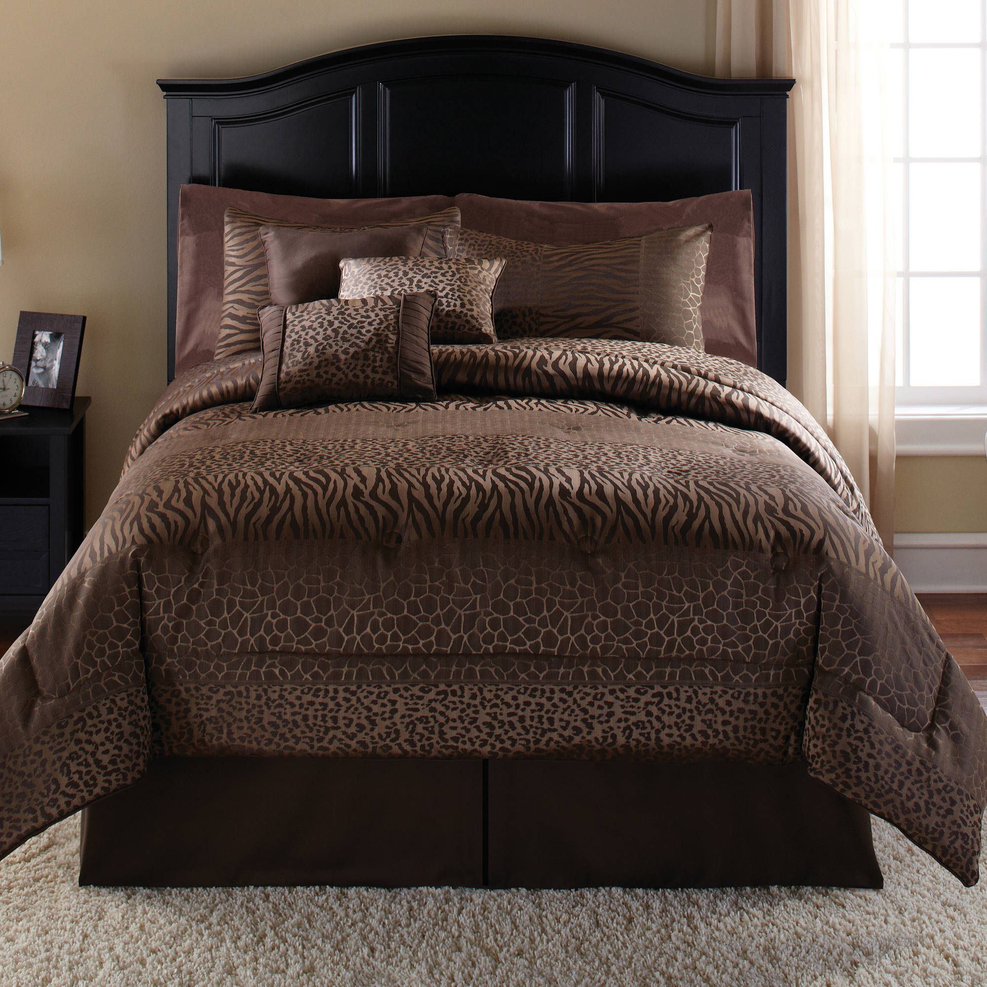 Mainstays 7 Piece Safari Comforter Set Fullqueen in proportions 2000 X 2000