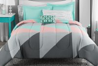 Mainstays Grey Teal Bed In A Bag Bedding Set Queen intended for size 2000 X 2000