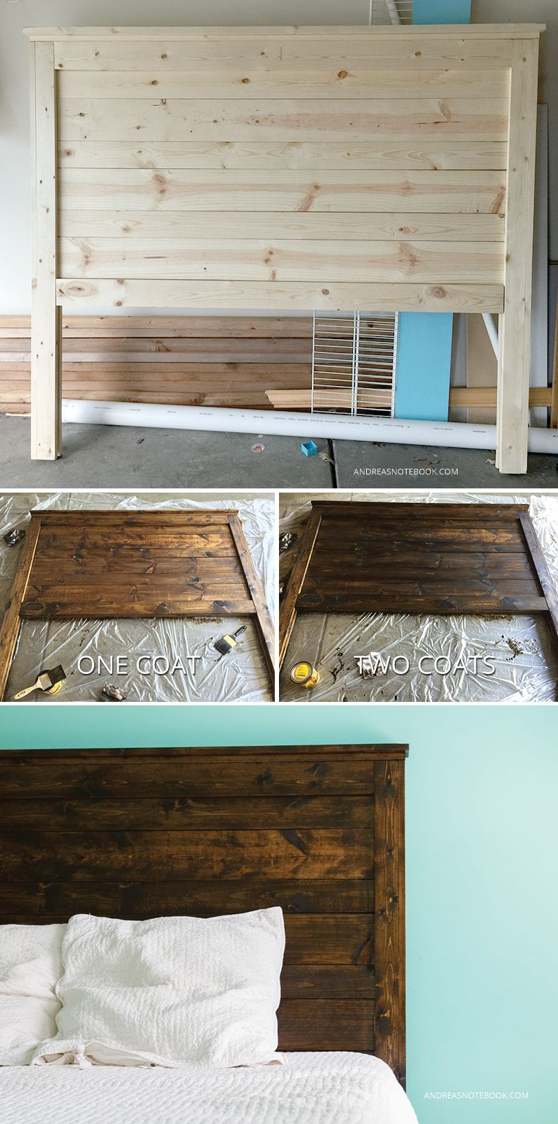Make Your Own Diy Rustic Headboard Andreasnotebook Home intended for proportions 800 X 1611