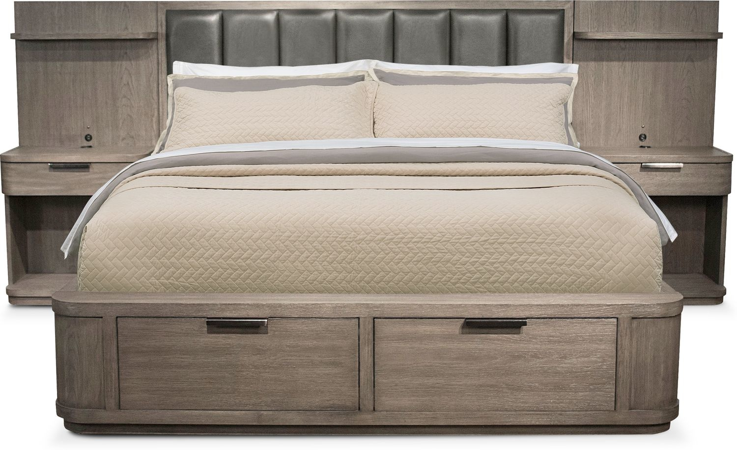 Malibu Upholstered Storage Wall Bed pertaining to measurements 1500 X 915