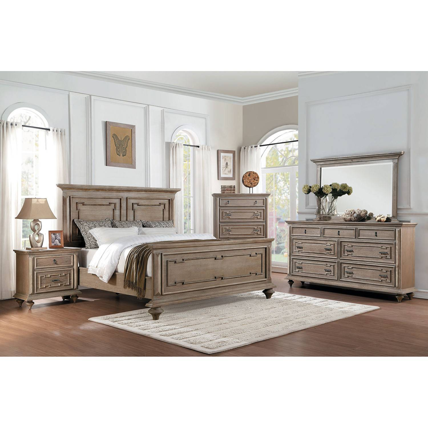 Marceline Eastern King Bedroom Set Weathered with proportions 1500 X 1500
