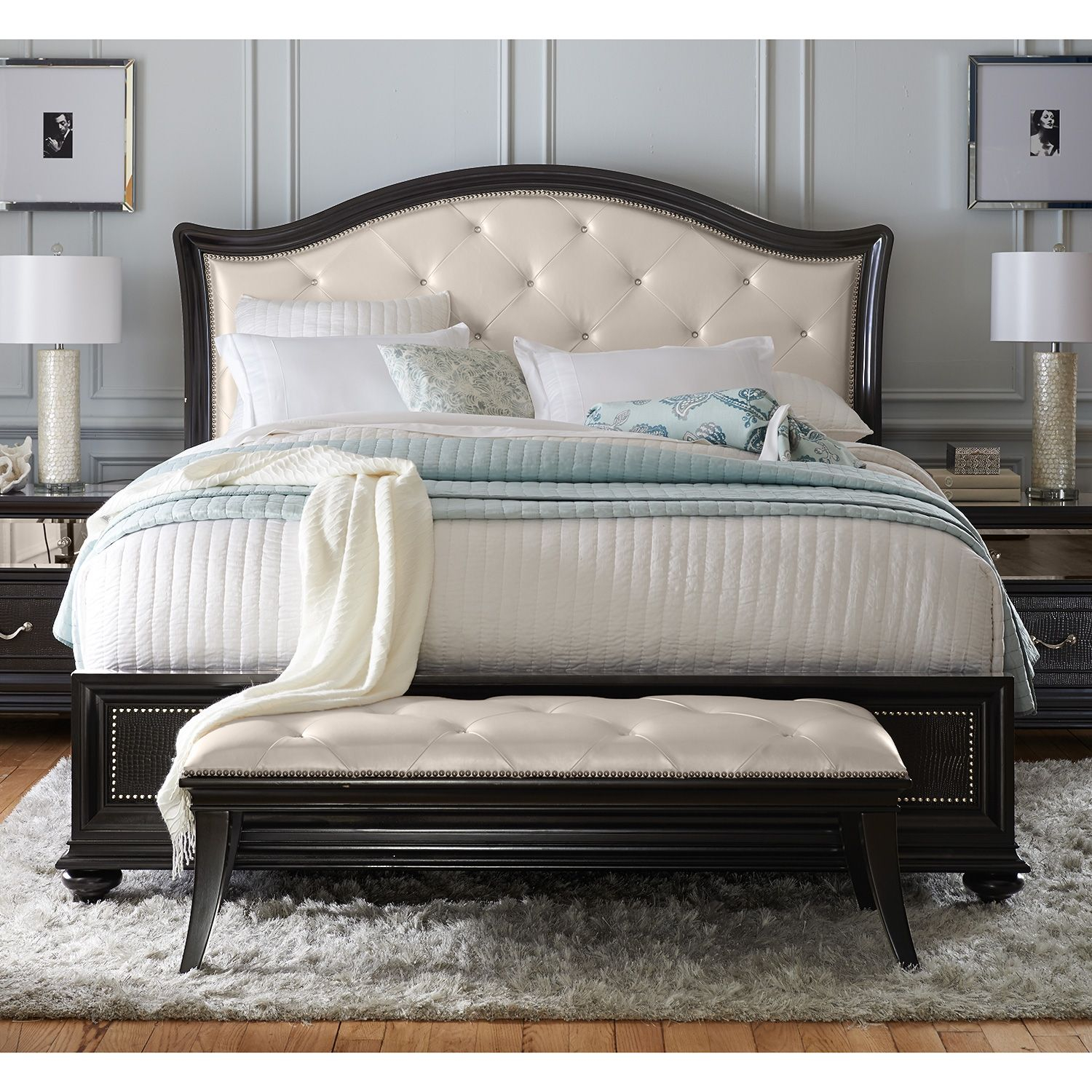 Marilyn Queen Bed American Signature Furniture My House with regard to measurements 1500 X 1500