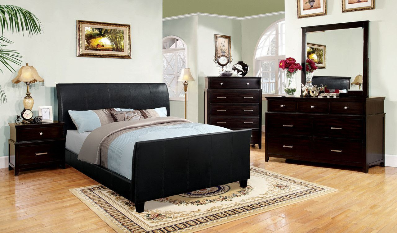 Maynard 4pcs Queen Bedroom Set Cm7947exqueen Bednight Stand inside sizing 1280 X 750