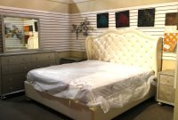 Mcferran White Rhinestone Eastern King Bedroom Set Colleens in proportions 1280 X 853