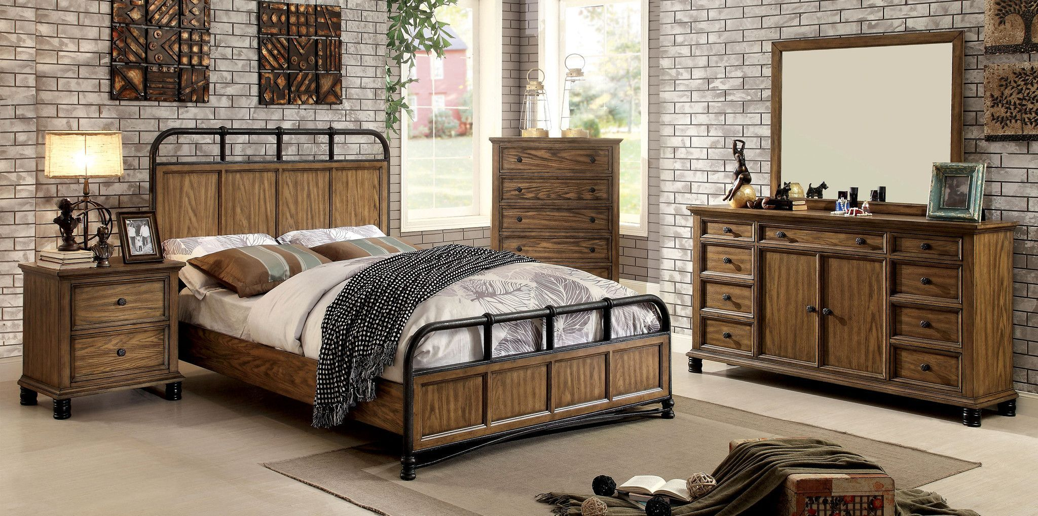 Mcville 4 Pcs Bedroom Sets Cm7558 Descriptions A Trending Design in sizing 2048 X 1018