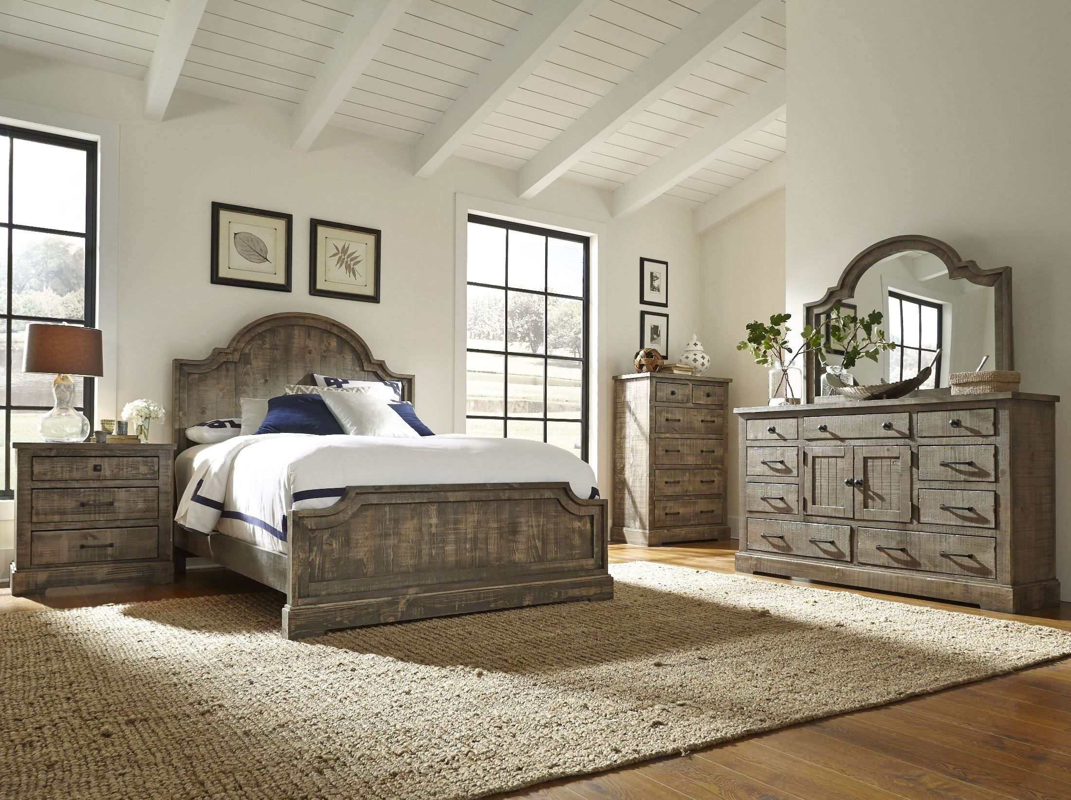 Meadow Weathered Gray Panel Bedroom Set with sizing 2200 X 1643