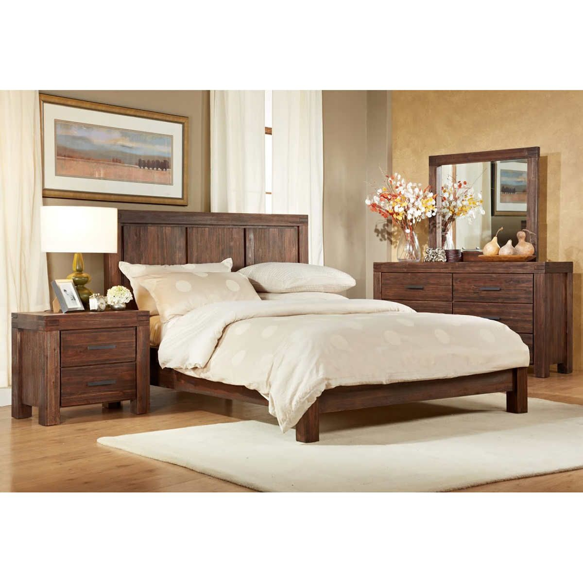 Mellina 5 Piece Cal King Bedroom Set House Rustic Bedroom Design with regard to sizing 1200 X 1200