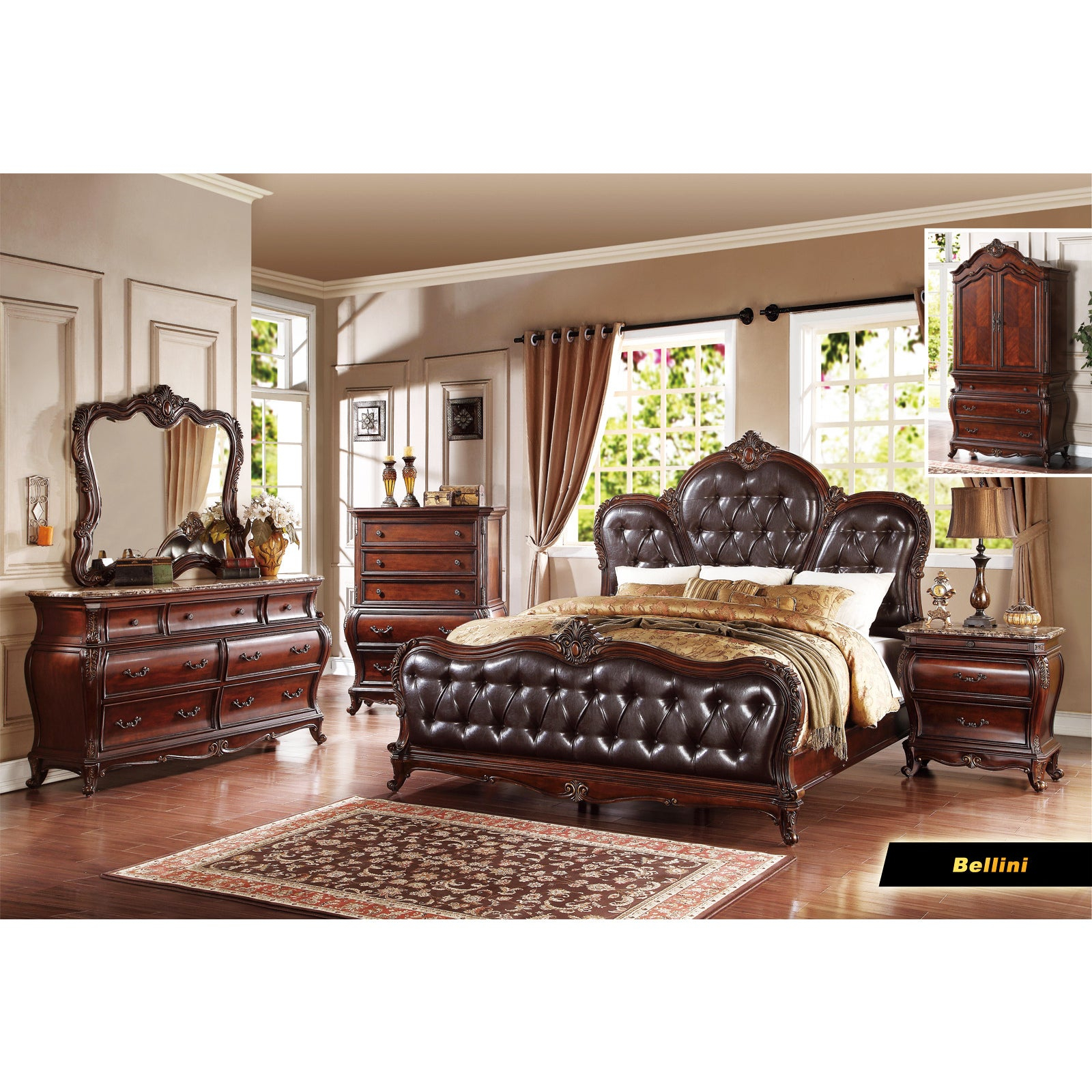 Meridian Bellini Bedroom Set with size 1600 X 1600