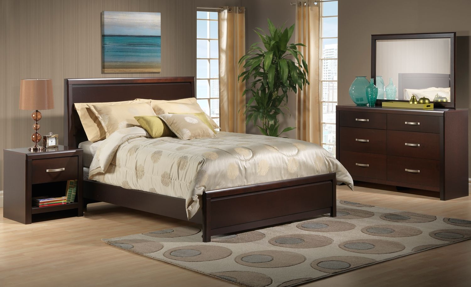 Merrick Bedroom 5 Pc Queen Bedroom Set Leons regarding sizing 1500 X 914