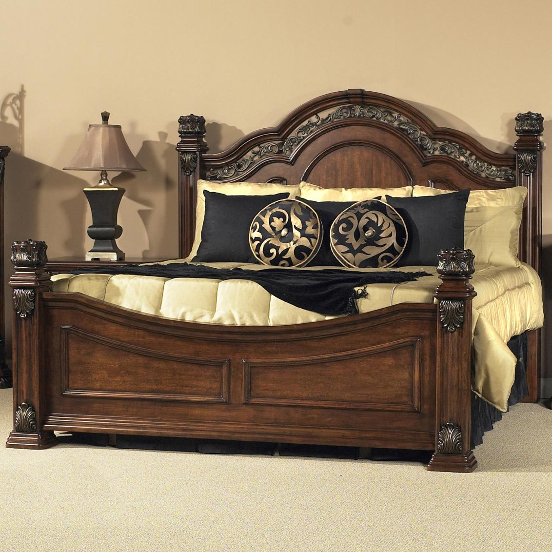 Messina Estates Queen Poster Bed Liberty Furniture At Thornton Furniture pertaining to proportions 1132 X 1132