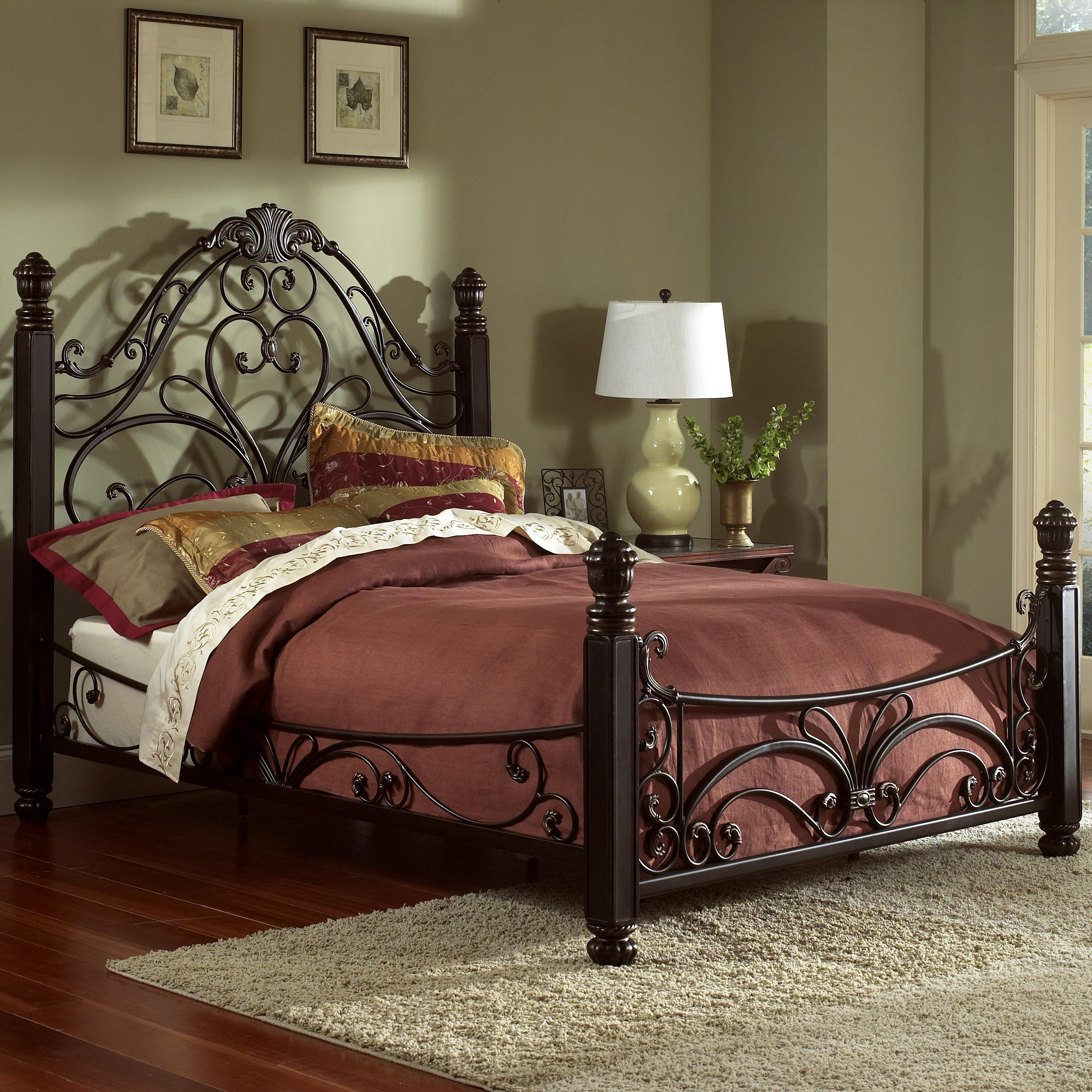 Metal Beds King Diana Bed Largo At Lindys Furniture Company regarding sizing 2639 X 2639