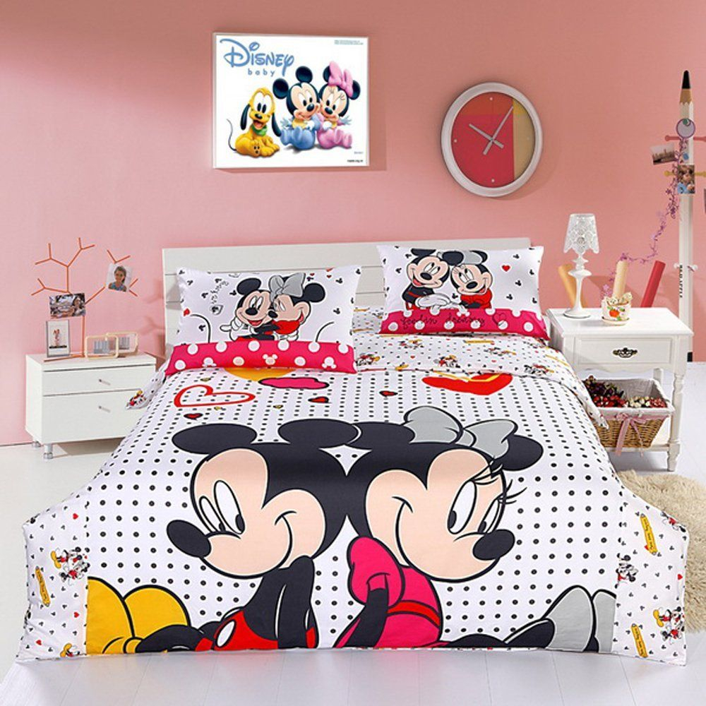 Mickey Mouse And Minnie Bedding Set Disney Dream Minnie Mouse intended for size 1000 X 1000