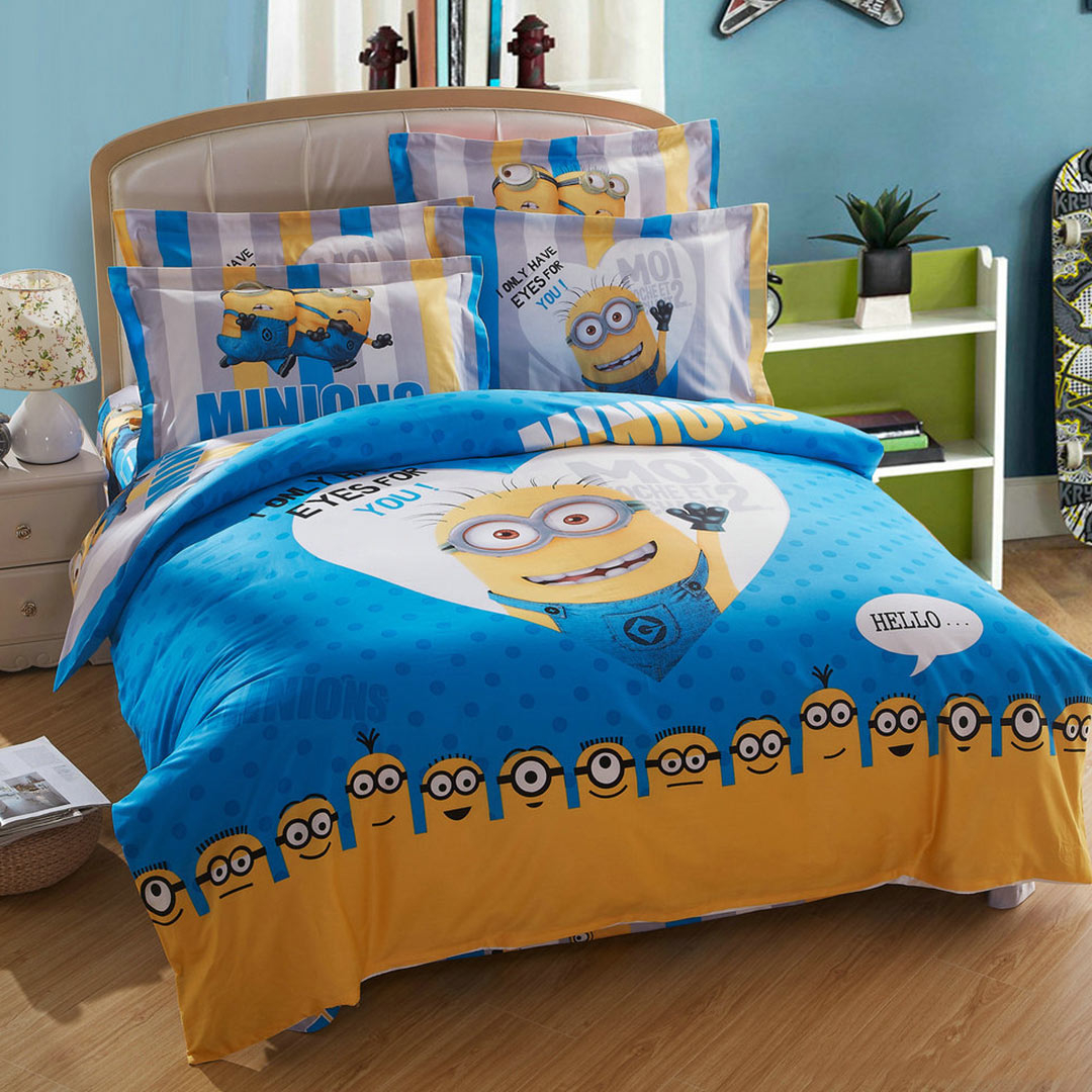 Minion Bed Set Queen King Twin Size Ebeddingsets with regard to size 1080 X 1080