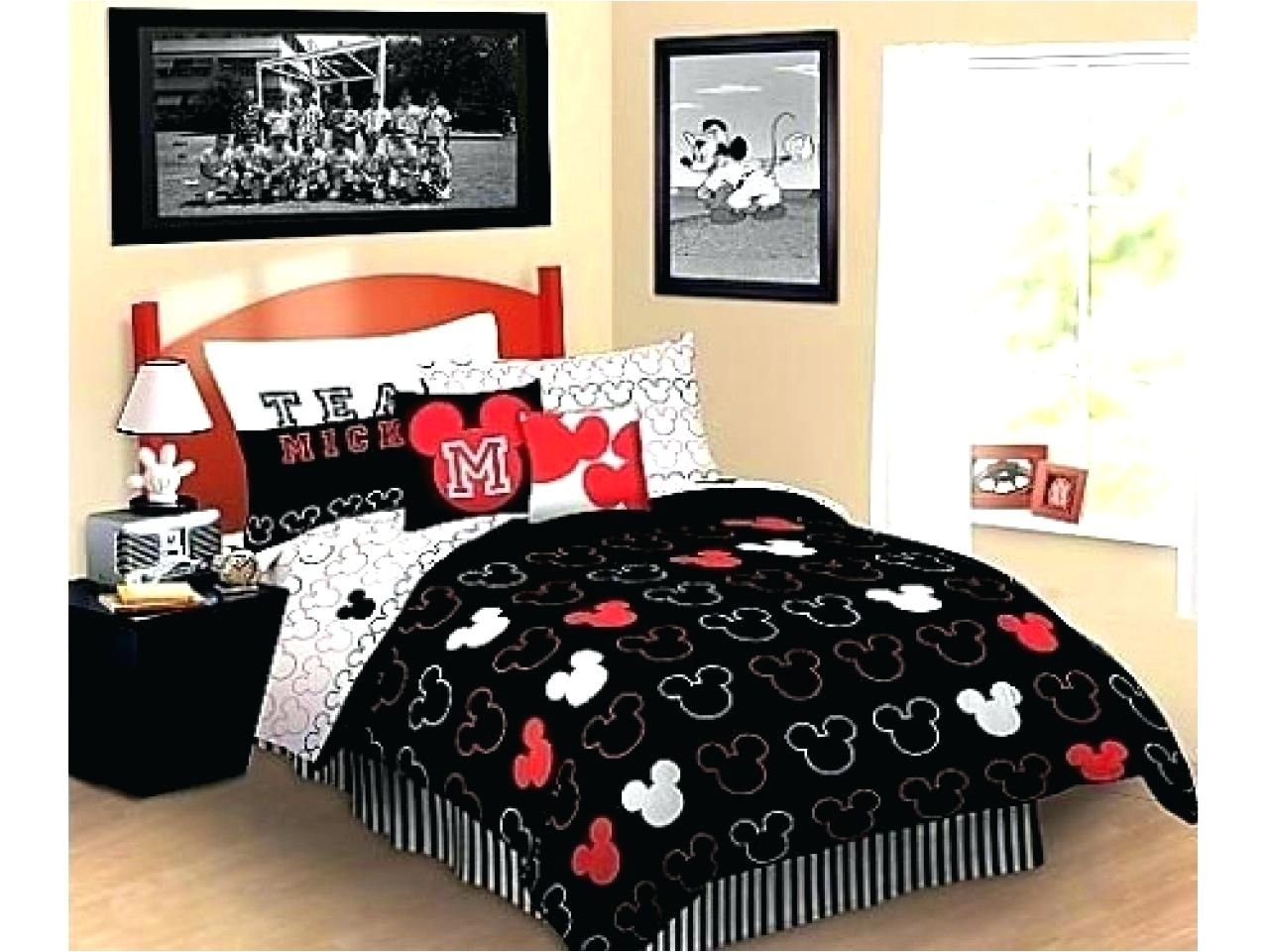 Minnie Mouse Comforter Set Queen Size Minnie And Mickey Mouse Bed inside size 1280 X 960