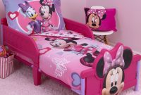 Minnie Mouse Hearts And Bows 4 Piece Toddler Bedding Set intended for dimensions 2105 X 2105