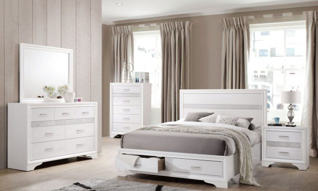 Miranda White Storage Platform Bedroom Set regarding sizing 2200 X 1391