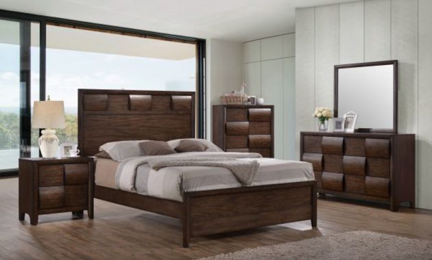 Mocchiato King Bedroom Set in measurements 1499 X 1072