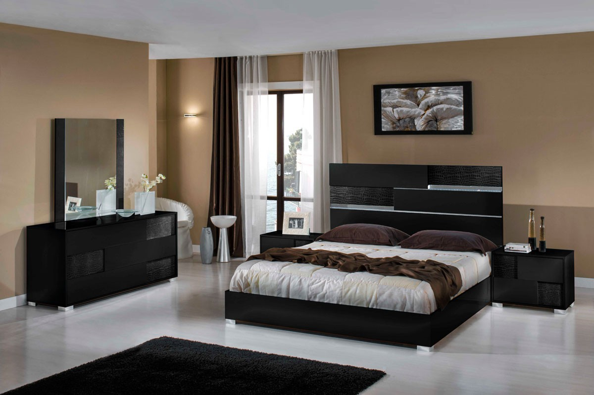 Modern Bedroom Furniture Sets Black Bearpath Acres Modern throughout size 1200 X 798