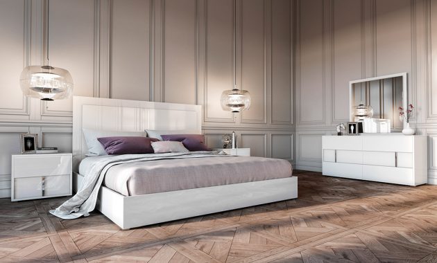 Modrest Nicla Italian Modern White Bedroom Set for size 1200 X 675