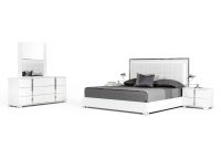 Modrest San Marino Modern White Bedroom Set within size 1200 X 795