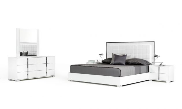 Modrest San Marino Modern White Bedroom Set within size 1200 X 795