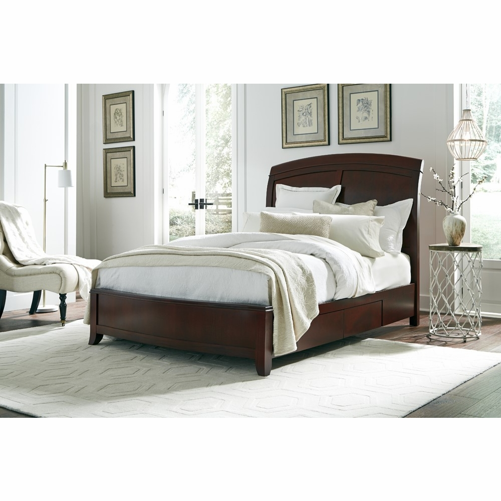 Modus Furniture Brighton Full Size Wood Storage Bed In Cinnamon Br15d4 pertaining to size 1000 X 1000