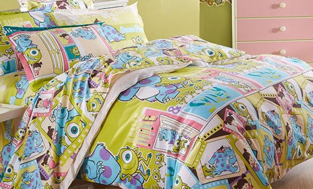 Monsters Inc Duvet Cover Set Nursery Monster Bedroom Disney regarding measurements 1024 X 1024