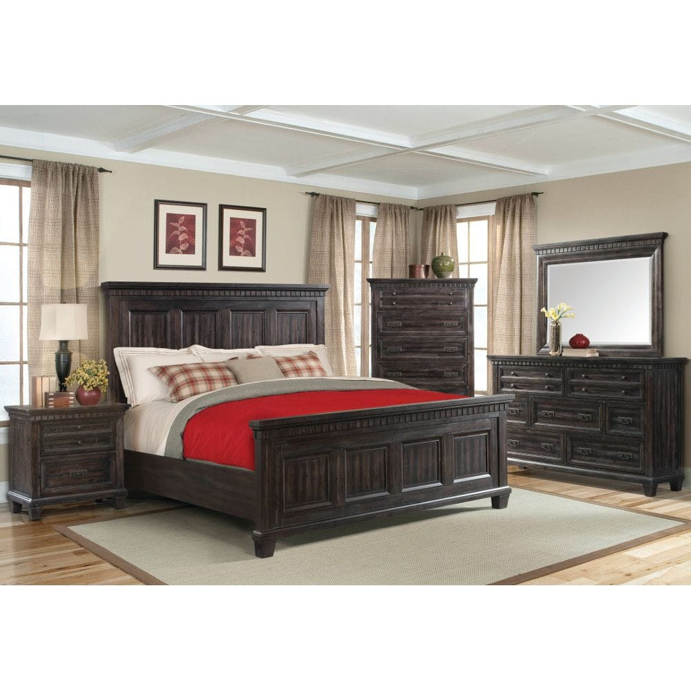 Montana Bedroom Bed Dresser Mirror King Mo600k for dimensions 1000 X 1000