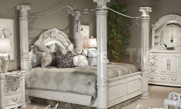 Monte Carlo Ii Silver Pearl 5 Pc Bedroom Set Michael Amini for sizing 1280 X 960