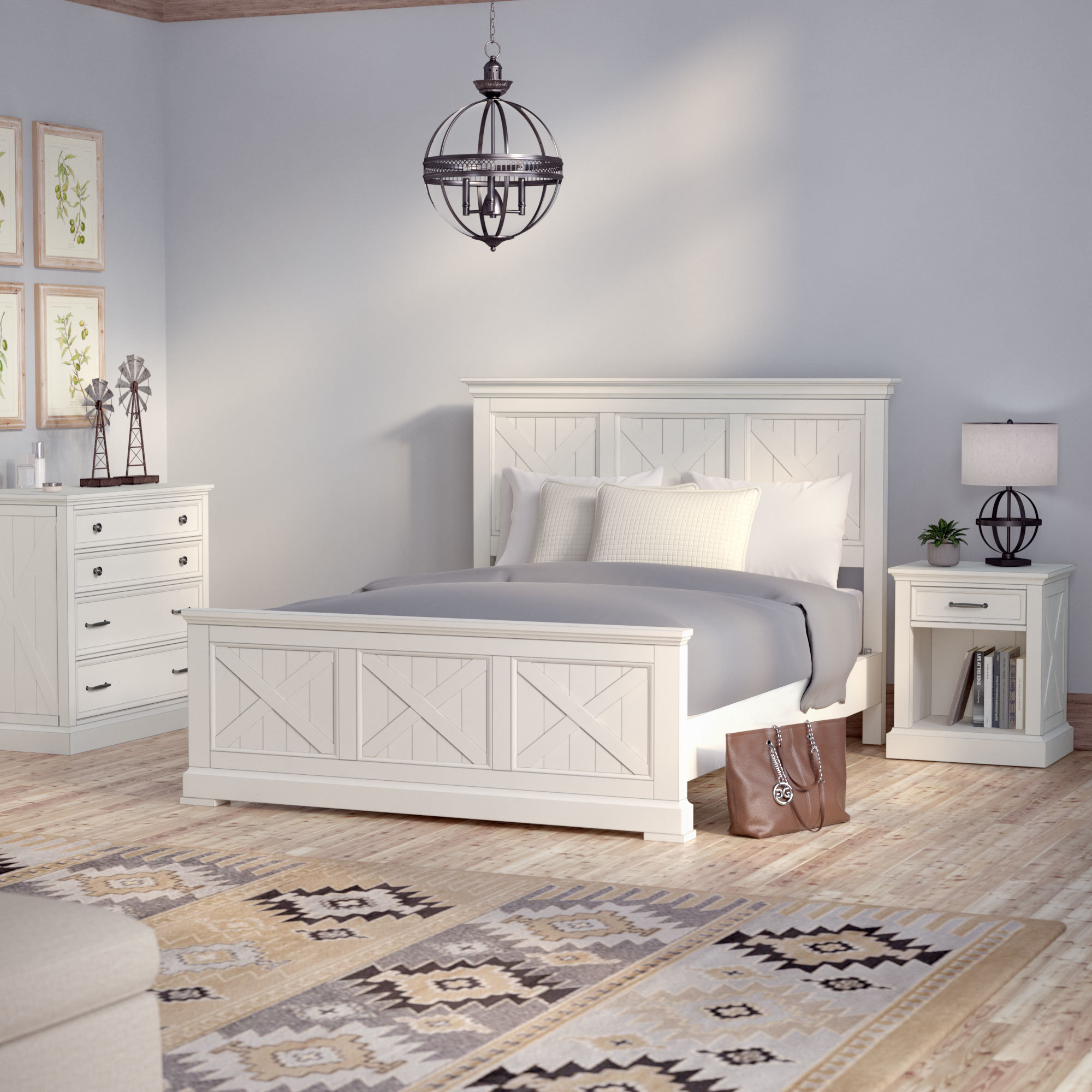 Moravia Standard 3 Piece Bedroom Set pertaining to proportions 2000 X 2000