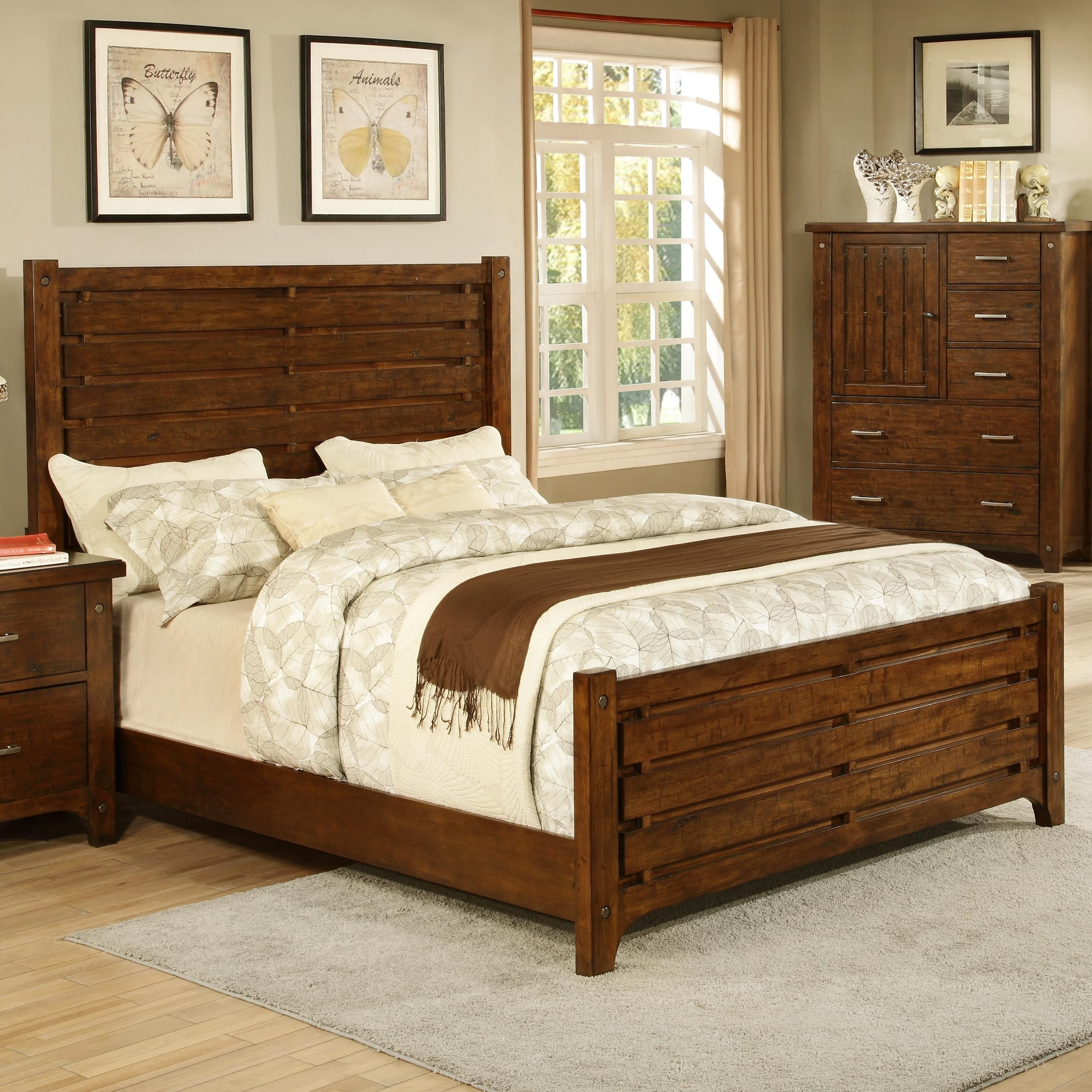 Mustang Queen Slat Bed Holland House Max Bedroom King Bedroom in dimensions 2878 X 2878