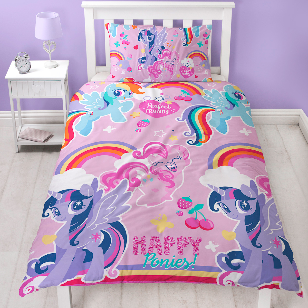 My Little Pony Crush Reversible Duvet Set within measurements 1200 X 1200