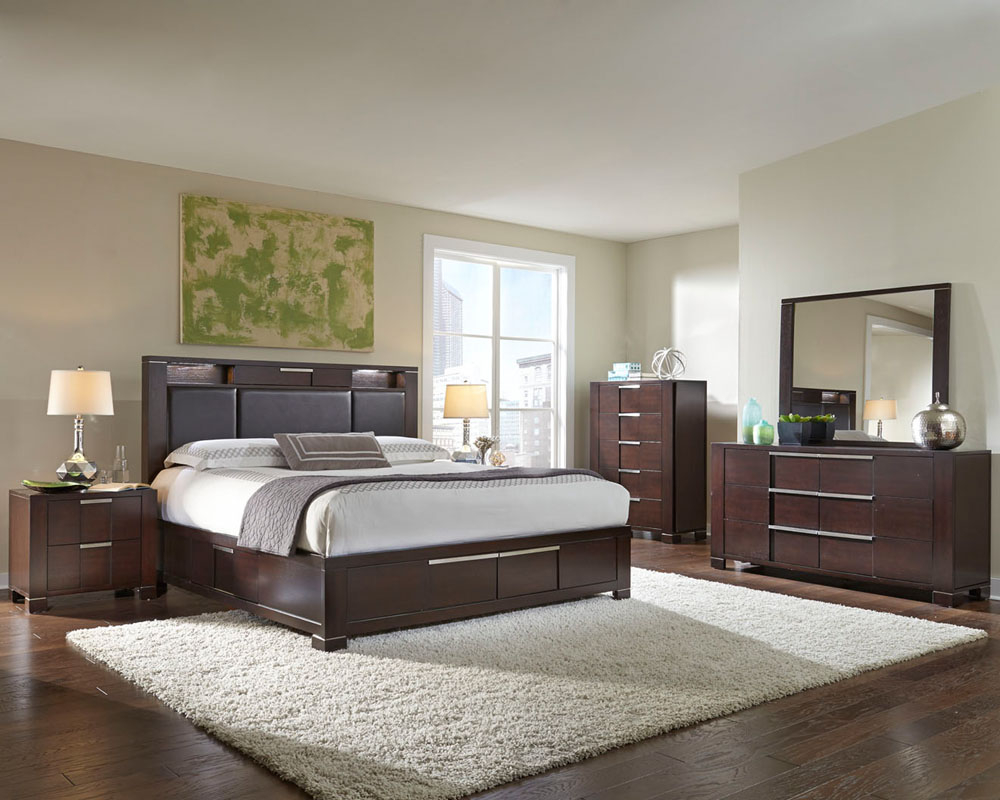 Najarian Furniture Contemporary Bedroom Set Studio Na Stbset pertaining to sizing 1000 X 800