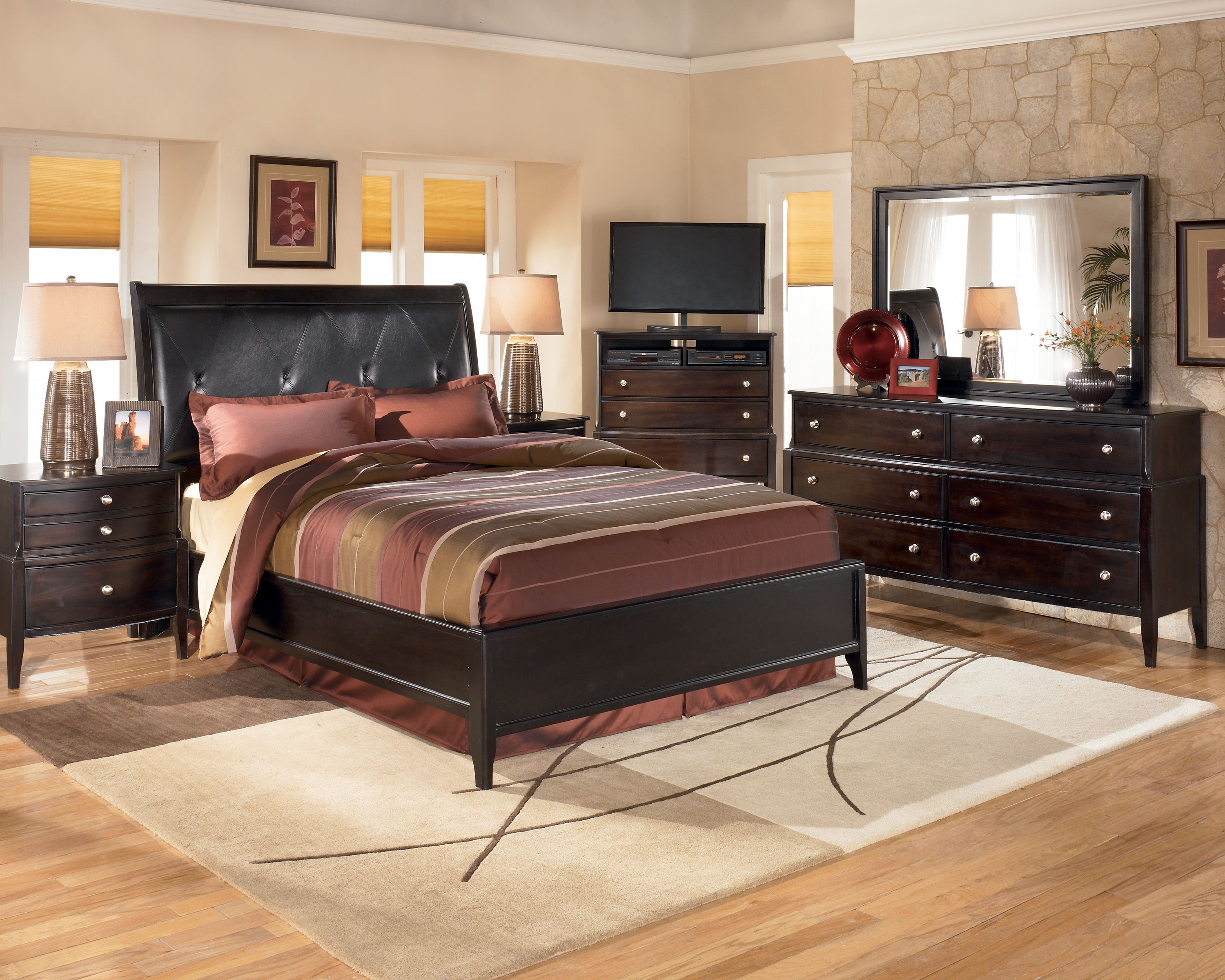 Naomi Bedroom Collection Bed Available In Queen Or King Dresser for measurements 3000 X 2400