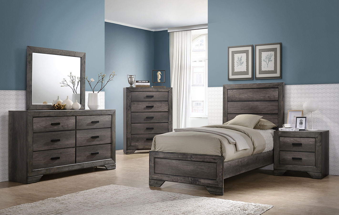 Nathan Youth Panel Bedroom Set for measurements 1422 X 900