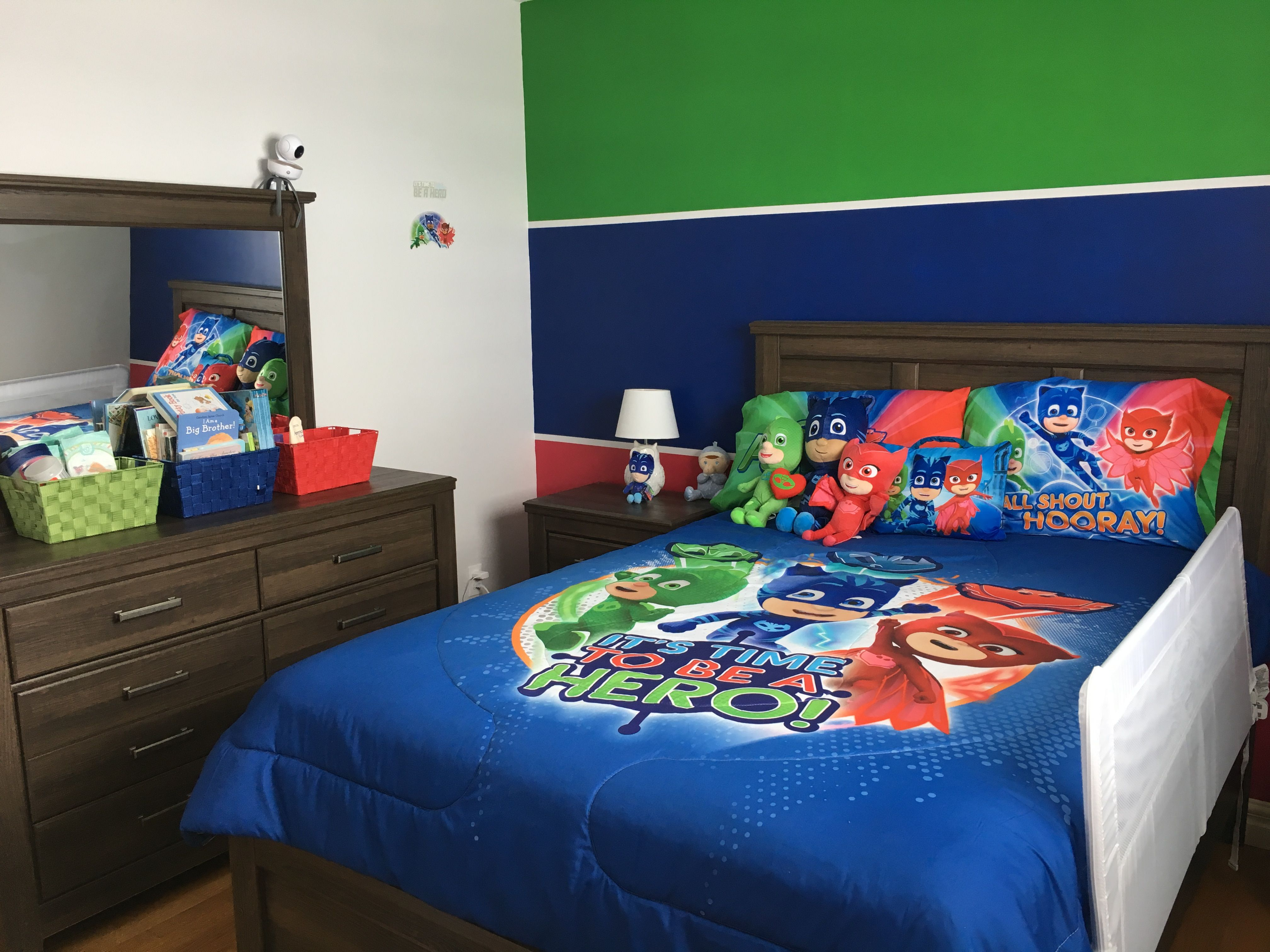 Nathans Pj Masks Bedroom Pjmasks Catboy Gecko Owlette Toddler in proportions 4032 X 3024