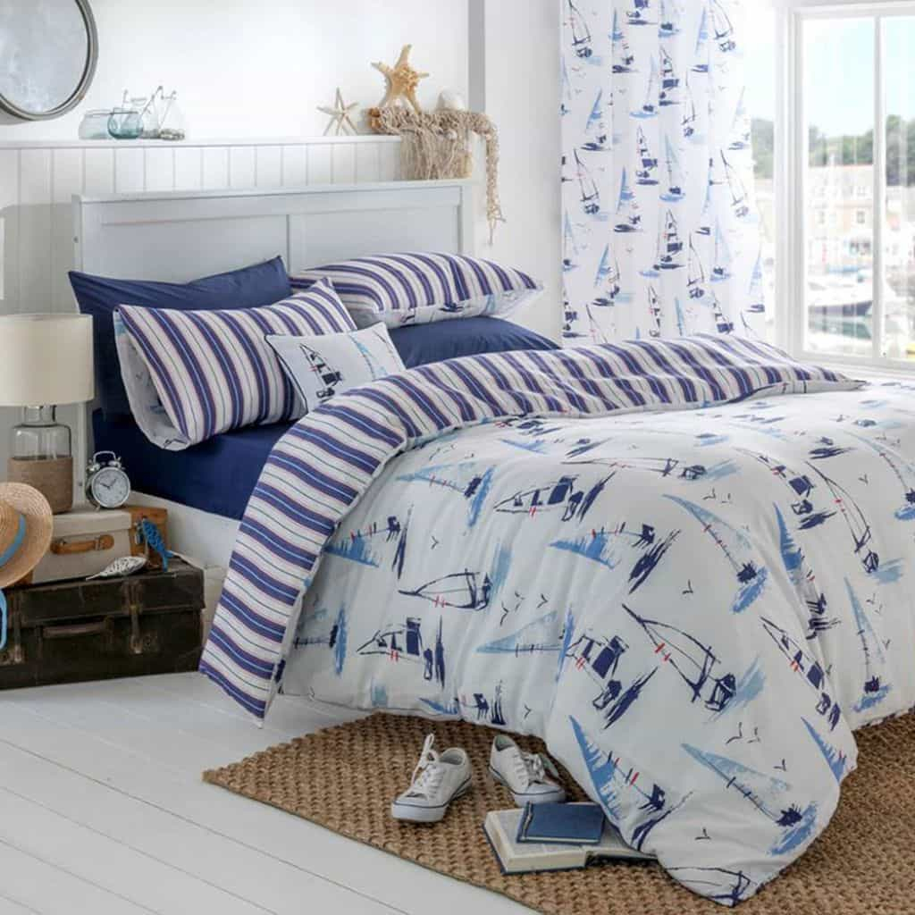 Nautical Bedding Sets For The Bedroom With White Walls Using with measurements 1024 X 1024