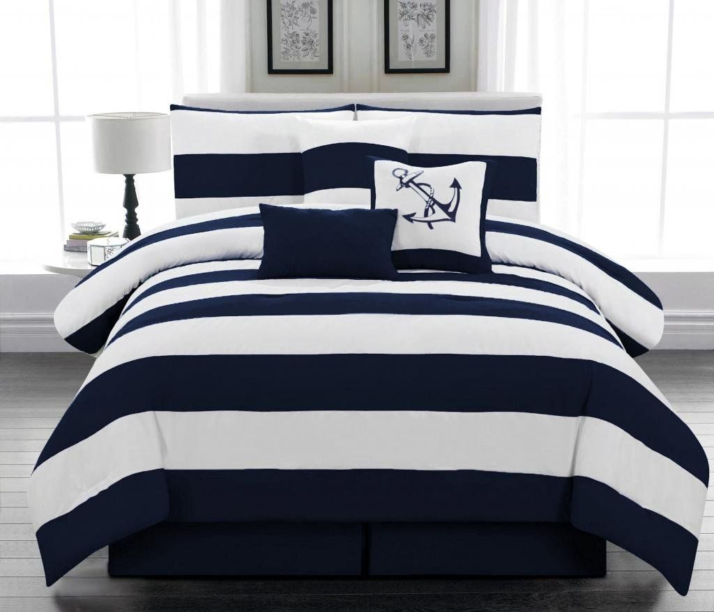 Navy Bedding And Comforter Sets Boat Nautical Bedroom Navy throughout measurements 1024 X 877