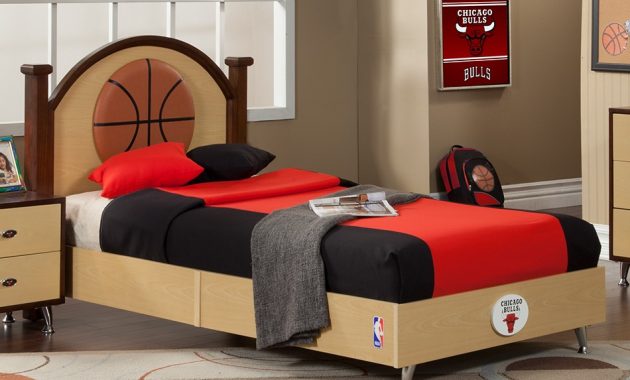 Nba Basketball Chicago Bulls Bedroom In A Box with proportions 950 X 839